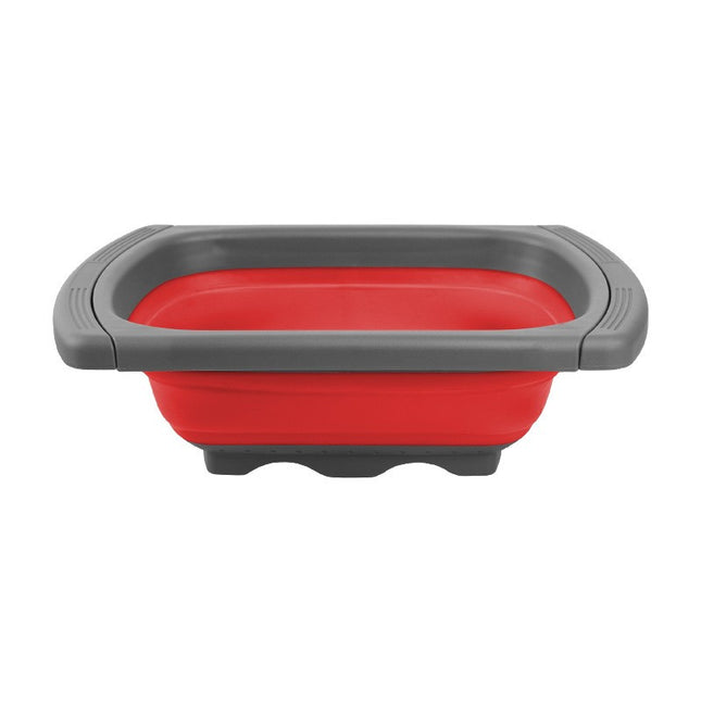 Cos de Scurgere Retractabil pentru Chiuveta, cu Filtru, pentru Fructe si Legume, de Uz Casnic,Design Extensibil pana la , cu Manere de Prindere