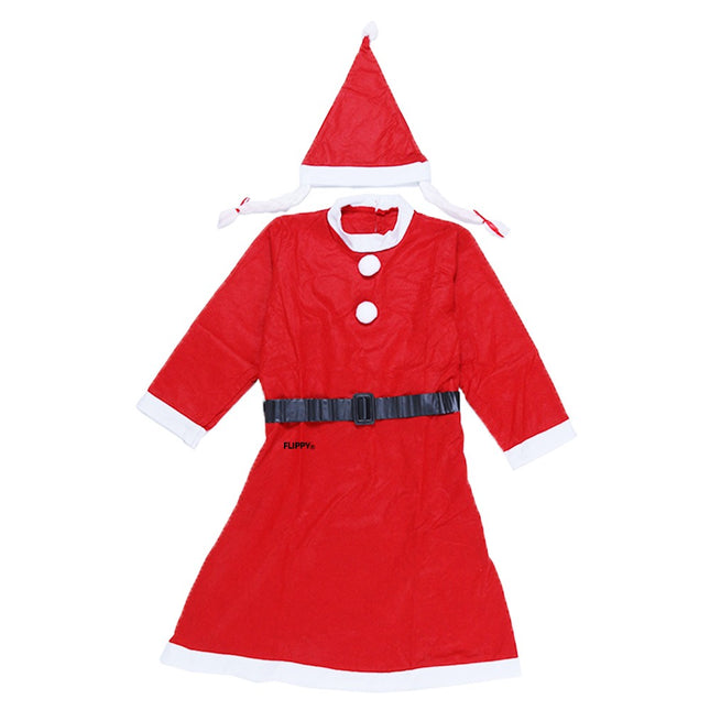 Costum Craciunita ® Femeie, Adult, 3 piese, Polar