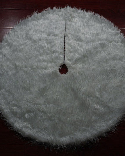 Covor pentru bradul de Craciun White Haipai, diametru , blana cu o grosime