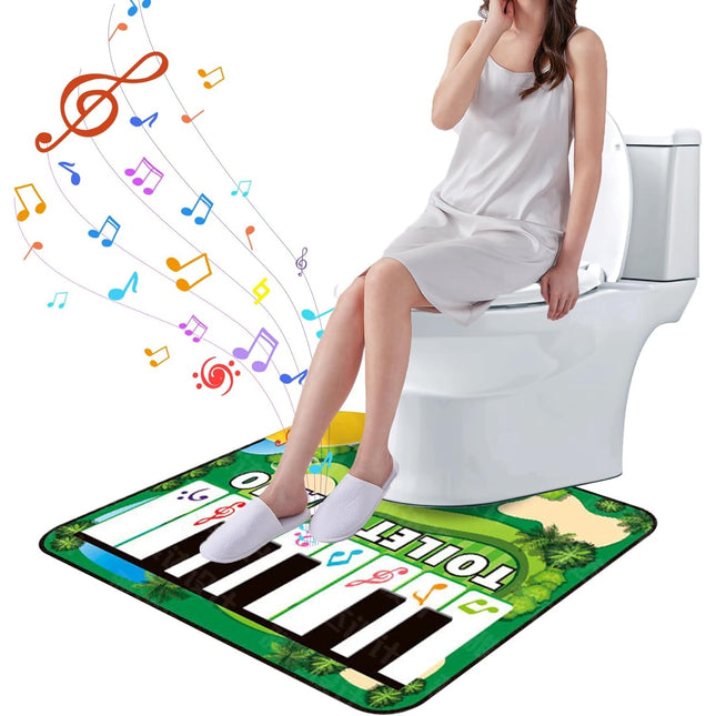 Covoras de Baie, Model Pian Electric, Interactiv, 3 Moduri, +14 Ani, din Panza, cu Baterii