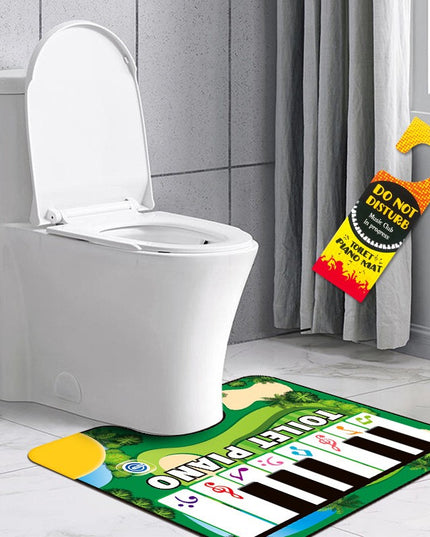 Covoras de Baie, Model Pian Electric, Interactiv, 3 Moduri, +14 Ani, din Panza, cu Baterii