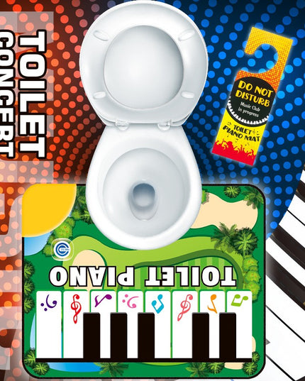 Covoras de Baie, Model Pian Electric, Interactiv, 3 Moduri, +14 Ani, din Panza, cu Baterii