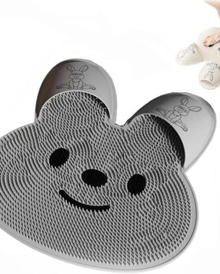 Covoras de Baie, pentru Masaj/Spalat Picioare, din TPE, Antiderapant,Model Iepuras