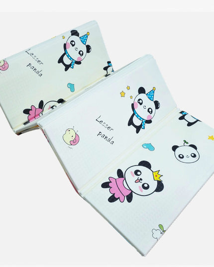 Covoras de Joaca pentru Copii Termic cu 2 Fete, Model Ursuleți si Delfini, cu Spuma, Impermeabil, Antiderapant, x x