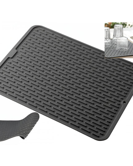 Covoras din Silicon pentru Scurgere Vase, Uz Casnic, Rezistent la Temperaturi Ridicate, Izolator, 30x24 cm