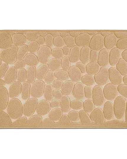 Covoras pentru Baie Antiderapant, Uscare Rapida, Model 3D Piatra