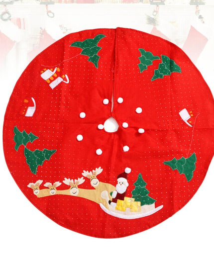 Covoras pentru bradul de Craciun lana