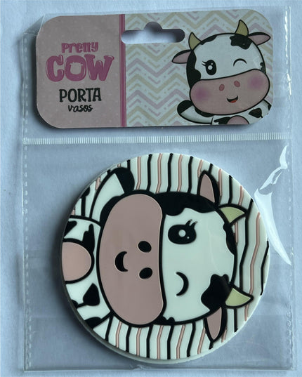 Suport pentru Pahar, Model Vacuta, din PVC,Rezistent la Caldura