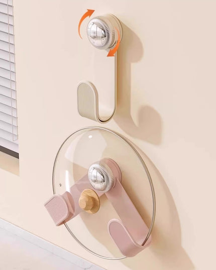 Suport de Bucatarie, Rotativ, din Plastic, Aplicare prin Lipire