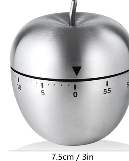 Cronometru de Bucatarie, Mecanic, Forma de Mar, din Otel Inoxidabil, 60 min Timer