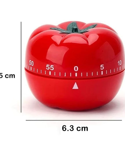 Cronometru mecanic de bucatarie forma de rosie, 60 de minute,material ABS