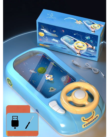 Joc Simulator de Condus, 3-6 Ani, Volan Interactiv, Efecte Sonore, din ABS, USB Inclus