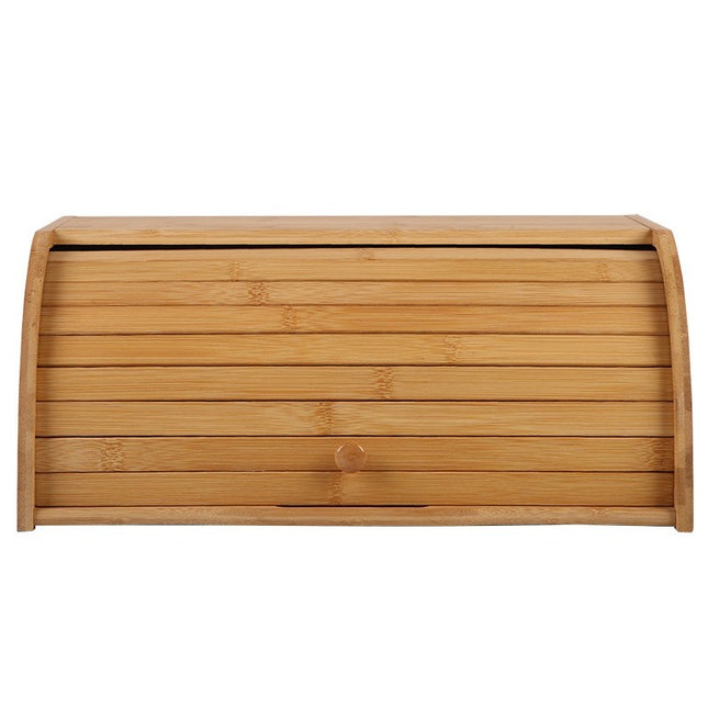 Cutie de Paine, din Lemn de Bambus, Multifunctionala, 40 x 27 x 17.3 cm, Natur