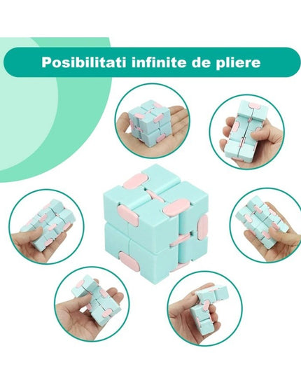 Cub antistres, Fidget Toy, Infinity Magic Cube, / , 4x4x4 cm