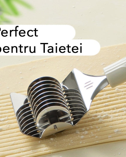 Dispozitiv de taiat Taietei, din Plastic cu Inox Razatoare, Curatator de Legume-Fructe, Maner Anti Alunecare