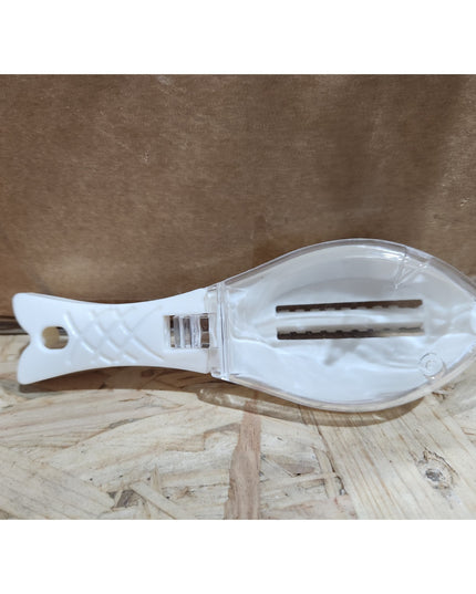 Curatator de Solzi de Peste, Manual, Forma Peste, cu Compartiment de Colectare, din Plastic