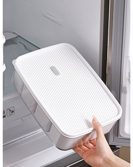 pentru Depozitare Alimente, 8 Compartimente cu Capac, Material PET+PP