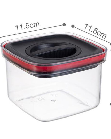 de Depozitare Alimente, de tip Container, Recipient pentru Cereale in Bucatarie, S , volum 600 ml, Transparenta cu Capac