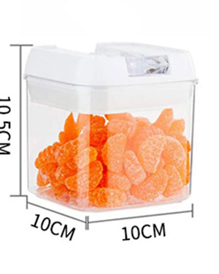 de Depozitare Alimente, de Depozitare tip Container pentru Bucatarie, cu Capac, Inchidere Ermetica, pentru Cereale, , volum 0.5 L