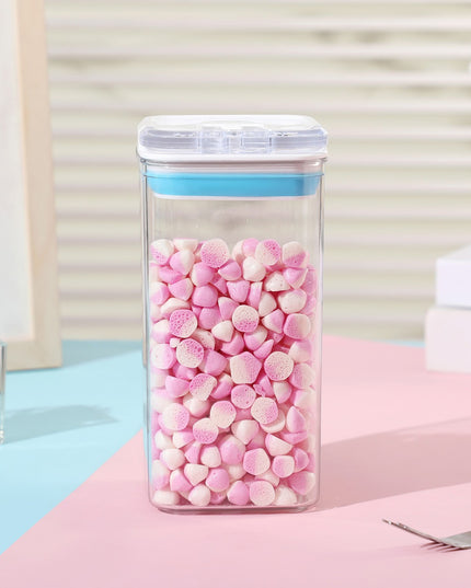 de Depozitare Alimente, de tip Container pentru Bucatarie, pentru Condimente, din PET ABS Silicon,370 g, 1.2L Transparenta