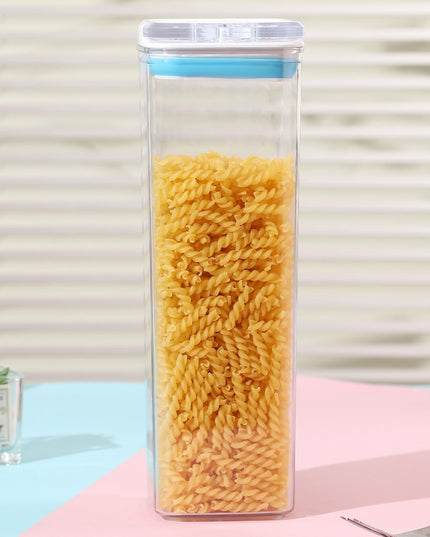 de Depozitare Alimente, tip Container, 1.9L,Recipiente pentru Cereale in Bucatarie, Transparente cu Capac