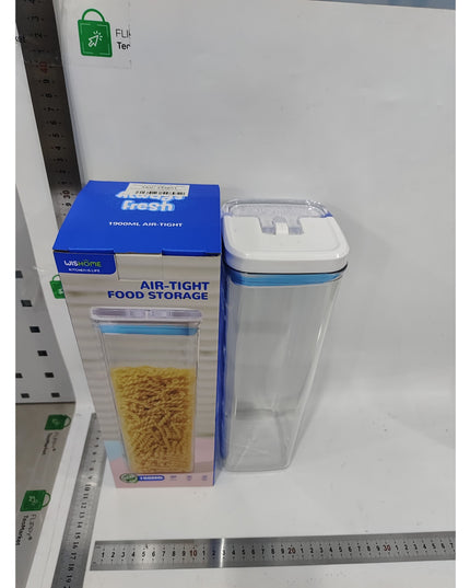 de Depozitare Alimente, tip Container, 1.9L,Recipiente pentru Cereale in Bucatarie, Transparente cu Capac