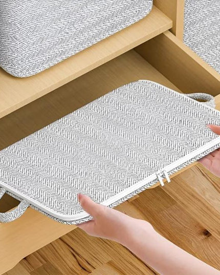 de Depozitare cu Fermoar, Pliabila, Maner Ranforsat, Fermoar Rezistent, pentru Haine, Paturi, Plapumi, Perne, Lenjerii de Pat, Jucarii,210 Litri