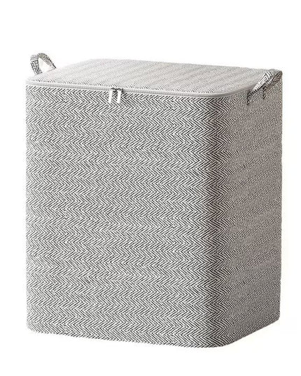 de Depozitare cu Fermoar, Pliabila, Maner Ranforsat, Fermoar Rezistent, pentru Haine, Paturi, Plapumi, Perne, Lenjerii de Pat, Jucarii,210 Litri