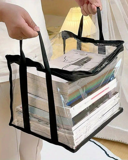 de Depozitare, din PVC + Textil, Rezistenta la Apa, Geanta pentru Carti