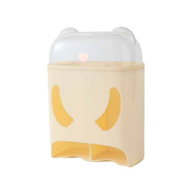 de Depozitare, Montare Perete, Adeziv, Fara Perfoare, din ABS, Model Urs