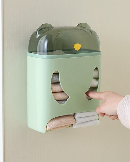 de Depozitare, Montare Perete, Adeziv, Fara Perfoare, din ABS, Model Urs