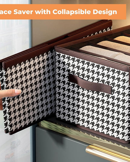 De Depozitare, Pentru Haine, Lenjerie, Sosete Si Sutiene, Material Textil, 6 Compartimente,Culoare