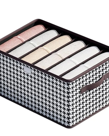 De Depozitare, Pentru Haine, Lenjerie, Sosete Si Sutiene, Material Textil, 6 Compartimente,Culoare