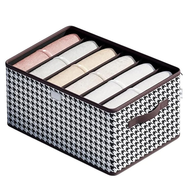 De Depozitare, Pentru Haine, Lenjerie, Sosete Si Sutiene, Material Textil, 6 Compartimente,Culoare