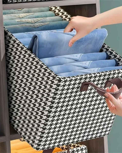 De Depozitare, Pentru Haine, Lenjerie, Sosete Si Sutiene, Material Textil, 7 Compartimente,Culoare