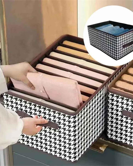 De Depozitare, Pentru Haine, Lenjerie, Sosete Si Sutiene, Material Textil, 7 Compartimente,Culoare