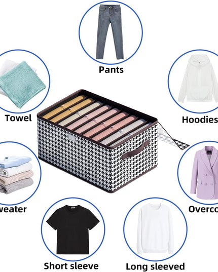 De Depozitare, Pentru Haine, Lenjerie, Sosete Si Sutiene, Material Textil, 9 Compartimente,Culoare