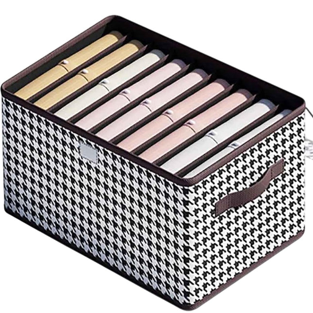 De Depozitare, Pentru Haine, Lenjerie, Sosete Si Sutiene, Material Textil, 9 Compartimente,Culoare