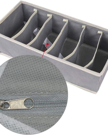 De Depozitare, Pentru Lenjerie, Sosete Si Sutiene, Material Textil, 6 Compartimente,Culoare