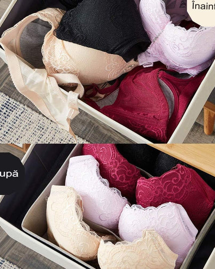 De Depozitare, Pentru Lenjerie, Sosete Si Sutiene, Material Textil, 7 Compartimente,Culoare