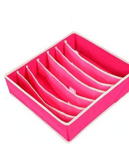 De Depozitare, Pentru Lenjerie, Sosete Si Sutiene, Material Textil, 7 Compartimente,Culoare