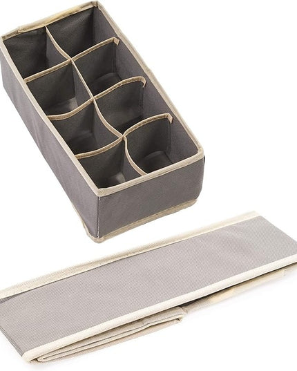 De Depozitare, Pentru Lenjerie, Sosete Si Sutiene, Material Textil, 8 Compartimente,Culoare