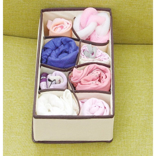 De Depozitare, Pentru Lenjerie, Sosete Si Sutiene, Material Textil, 8 Compartimente,Culoare