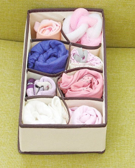 De Depozitare, Pentru Lenjerie, Sosete Si Sutiene, Material Textil, 8 Compartimente,Culoare