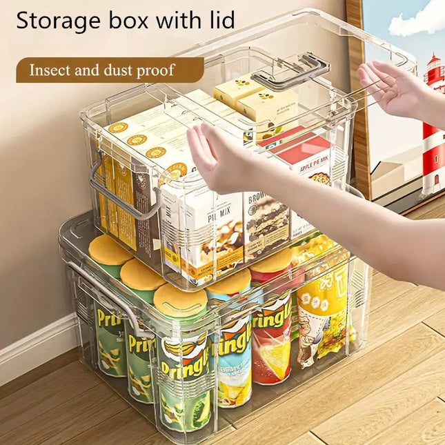 De Depozitare, Tip Valiza, pentru Alimente, Jucarii, Accesorii, Transparenta, Marime M