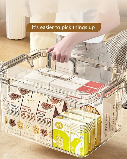 De Depozitare, Tip Valiza, pentru Alimente, Jucarii, Accesorii, Transparenta, Marime M