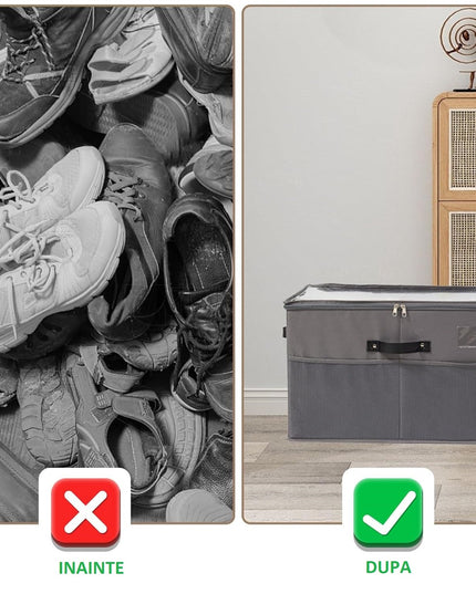 de Depozitare pentru Pantofi,cu Capac