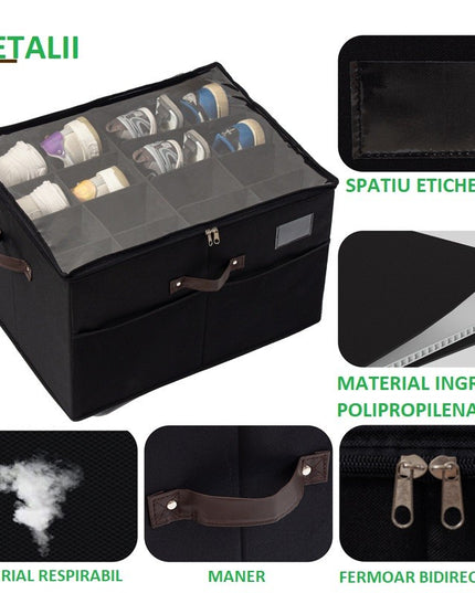 de Depozitare pentru Pantofi,cu Capac