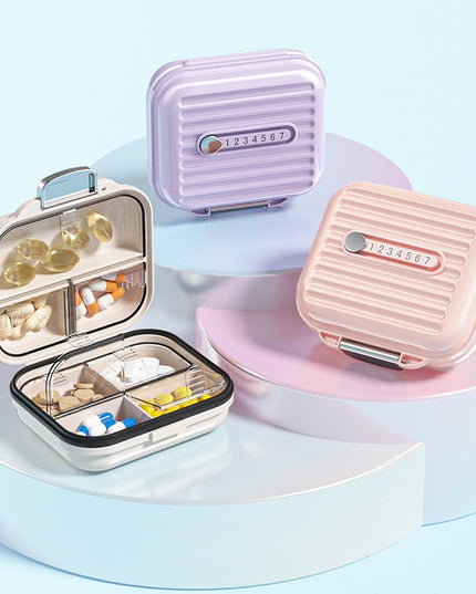 de Depozitare pentru Pastile, de depozitare Medicamente, de depozitare Vitamine, Suplimente, pentru Fete, din Plastic cu indice zi