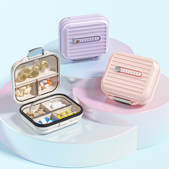 de Depozitare pentru Pastile, de depozitare Medicamente, de depozitare Vitamine, Suplimente, pentru Fete, din Plastic cu indice zi